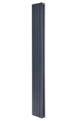 Вертикальный дизайнерский радиатор отопления ARTTIDESIGN Terni II 4/1800/236/50 серый матовый 